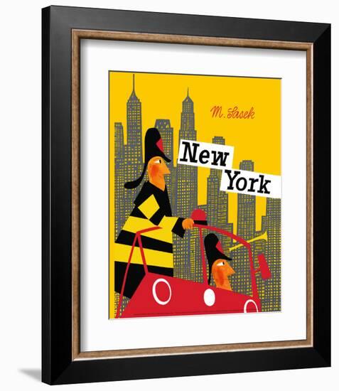 New York-Miroslav Sasek-Framed Art Print