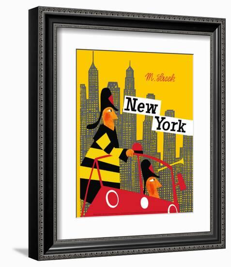 New York-Miroslav Sasek-Framed Art Print