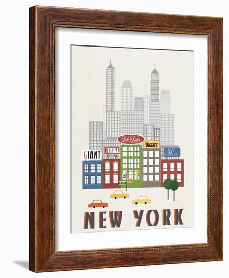 New York-Sophie Ledesma-Framed Art Print