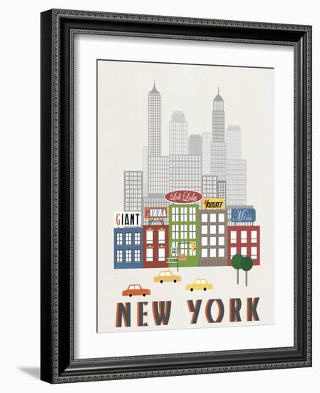 New York-Sophie Ledesma-Framed Art Print