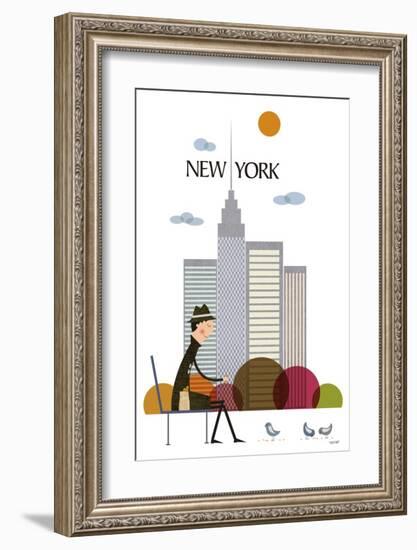 New York-Tomas Design-Framed Art Print