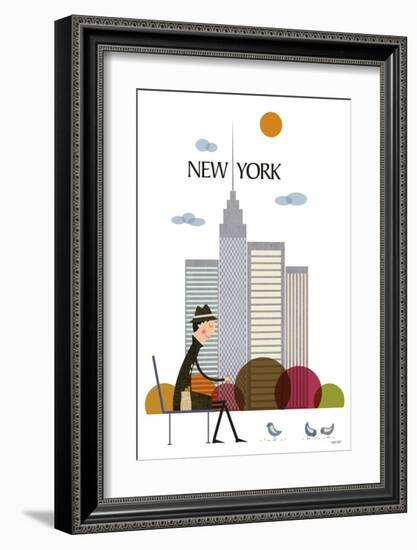 New York-Tomas Design-Framed Art Print