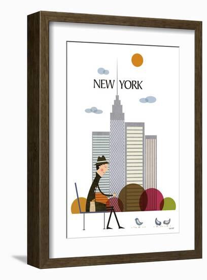 New York-Tomas Design-Framed Art Print