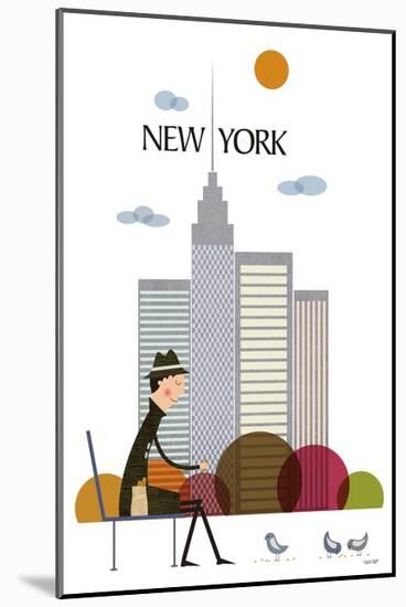 New York-Tomas Design-Mounted Art Print