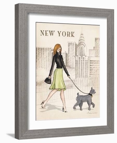 New York-Andrea Laliberte-Framed Art Print