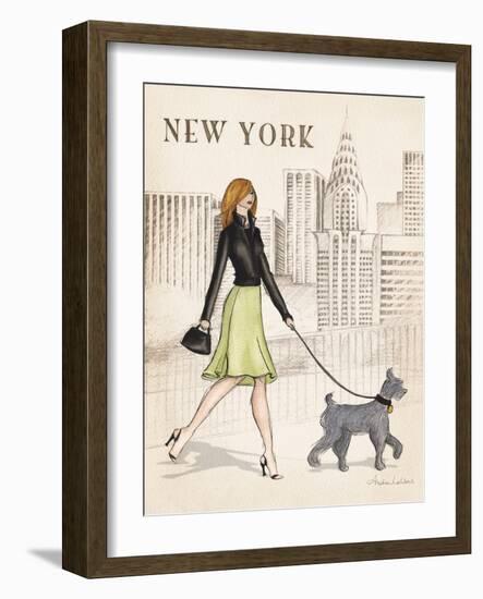 New York-Andrea Laliberte-Framed Art Print