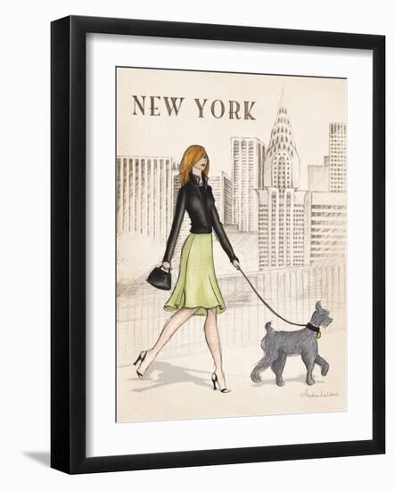 New York-Andrea Laliberte-Framed Art Print