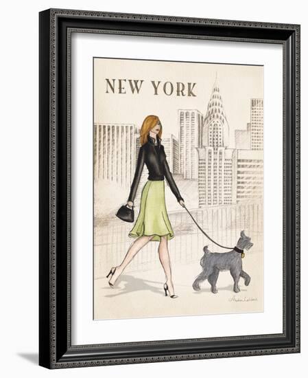 New York-Andrea Laliberte-Framed Art Print