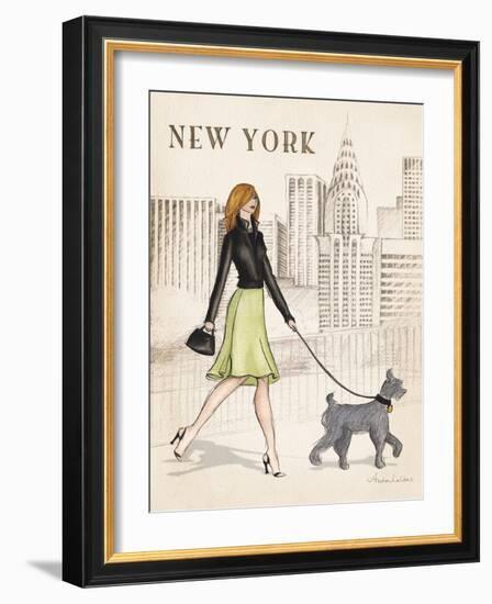 New York-Andrea Laliberte-Framed Art Print