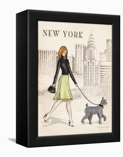 New York-Andrea Laliberte-Framed Stretched Canvas