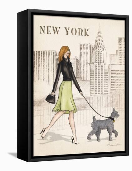 New York-Andrea Laliberte-Framed Stretched Canvas