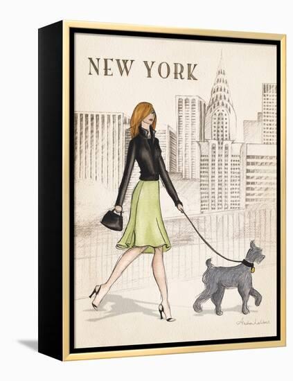 New York-Andrea Laliberte-Framed Stretched Canvas