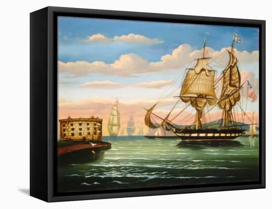 New York-Thomas Chambers-Framed Premier Image Canvas