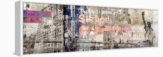 New York-Andrew Michaels-Framed Stretched Canvas