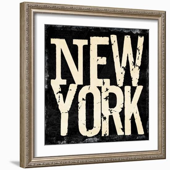 NEW YORK-Jace Grey-Framed Art Print