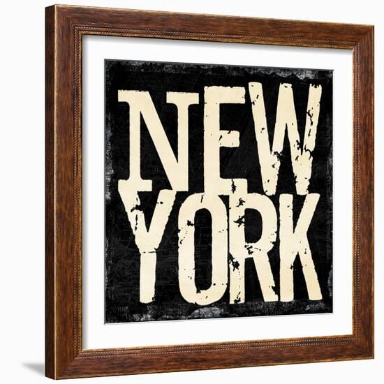 NEW YORK-Jace Grey-Framed Art Print