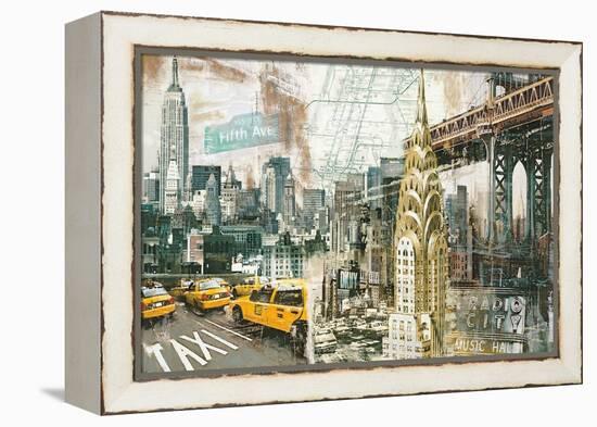 New York-Tyler Burke-Framed Stretched Canvas