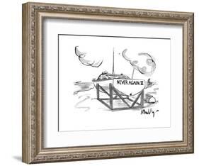 New Yorker Cartoon-James Mulligan-Framed Premium Giclee Print