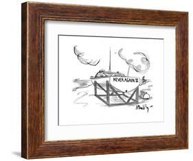 New Yorker Cartoon-James Mulligan-Framed Premium Giclee Print