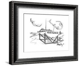 New Yorker Cartoon-James Mulligan-Framed Premium Giclee Print