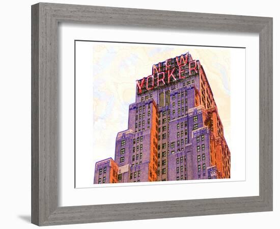 New Yorker-Richard James-Framed Art Print