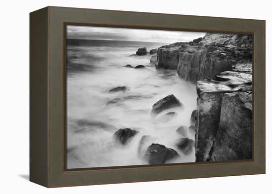 New Zealand, Asia, Catlins National Forest, Curio Bay, Surf-John Ford-Framed Premier Image Canvas