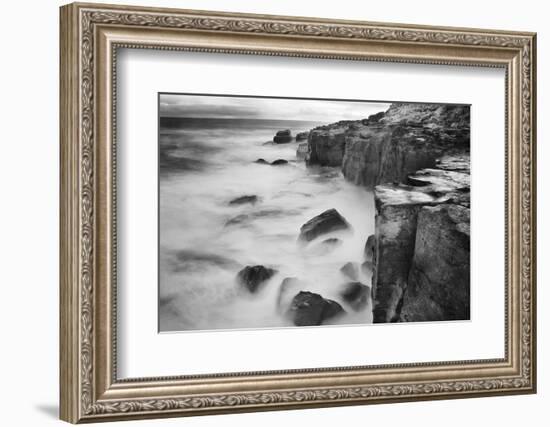 New Zealand, Asia, Catlins National Forest, Curio Bay, Surf-John Ford-Framed Photographic Print