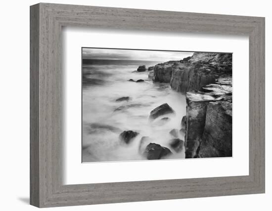 New Zealand, Asia, Catlins National Forest, Curio Bay, Surf-John Ford-Framed Photographic Print