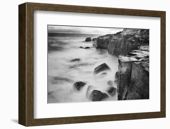 New Zealand, Asia, Catlins National Forest, Curio Bay, Surf-John Ford-Framed Photographic Print