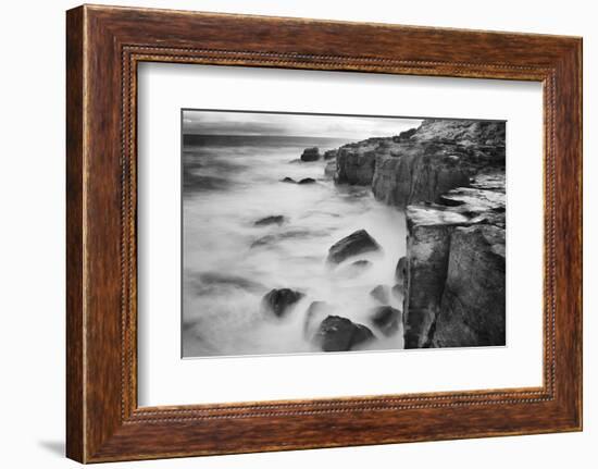 New Zealand, Asia, Catlins National Forest, Curio Bay, Surf-John Ford-Framed Photographic Print