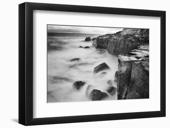 New Zealand, Asia, Catlins National Forest, Curio Bay, Surf-John Ford-Framed Photographic Print