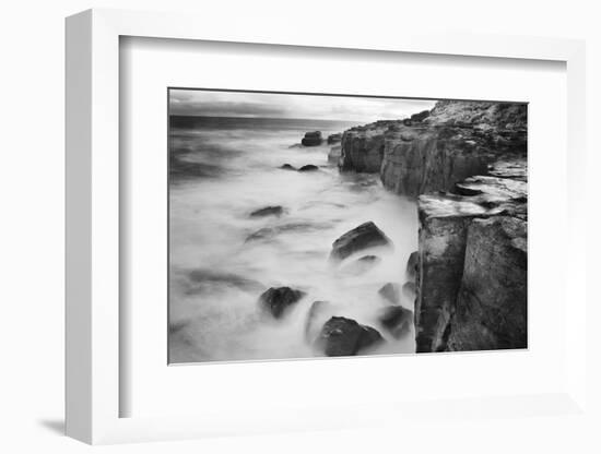 New Zealand, Asia, Catlins National Forest, Curio Bay, Surf-John Ford-Framed Photographic Print