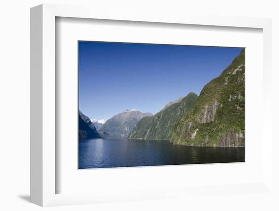 New Zealand, Fiordland National Park, Milford Sound, known as Piopiotahi-Cindy Miller Hopkins-Framed Photographic Print