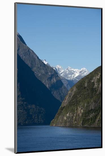 New Zealand, Fiordland National Park, Milford Sound, known as Piopiotahi-Cindy Miller Hopkins-Mounted Photographic Print