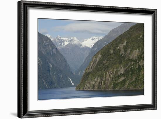 New Zealand, Fiordland National Park, Milford Sound. Scenic Fjord-Cindy Miller Hopkins-Framed Photographic Print
