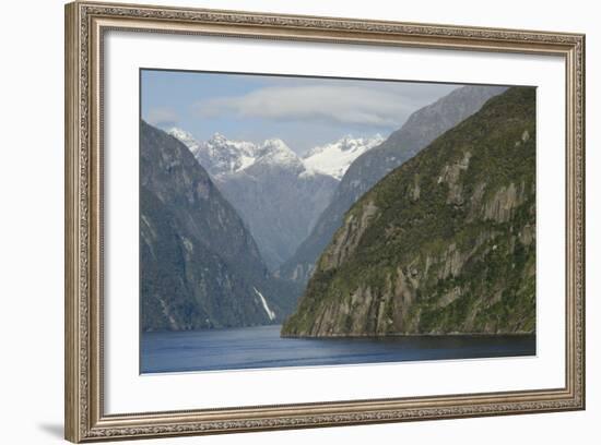 New Zealand, Fiordland National Park, Milford Sound. Scenic Fjord-Cindy Miller Hopkins-Framed Photographic Print