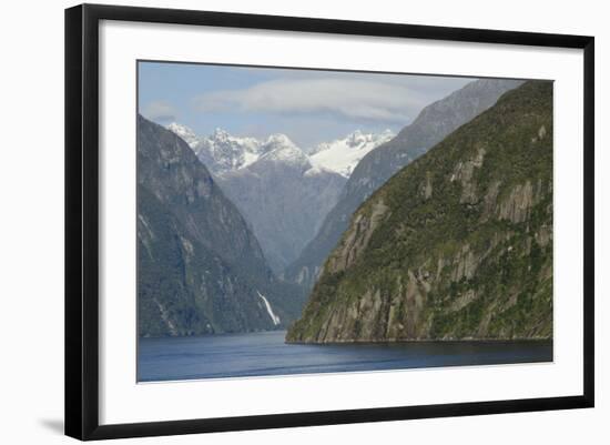 New Zealand, Fiordland National Park, Milford Sound. Scenic Fjord-Cindy Miller Hopkins-Framed Photographic Print