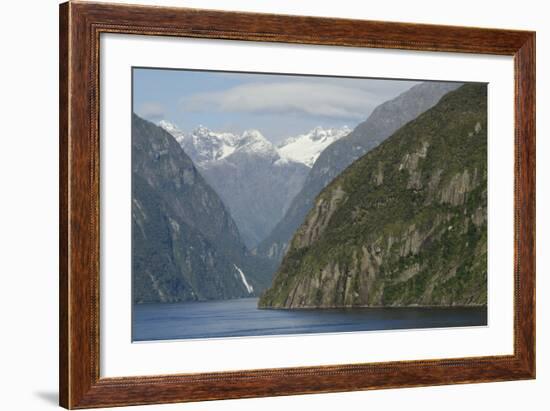 New Zealand, Fiordland National Park, Milford Sound. Scenic Fjord-Cindy Miller Hopkins-Framed Photographic Print