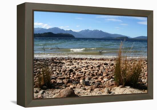 New Zealand, Fjordland National Park, Lake Manapouri-Catharina Lux-Framed Premier Image Canvas