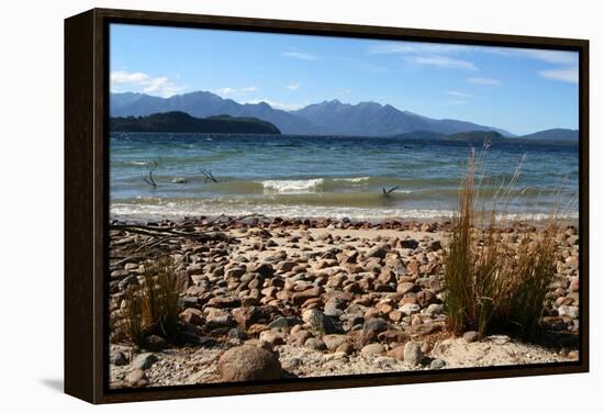 New Zealand, Fjordland National Park, Lake Manapouri-Catharina Lux-Framed Premier Image Canvas