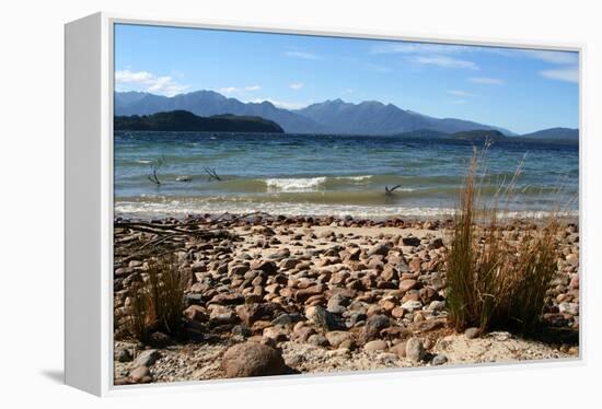 New Zealand, Fjordland National Park, Lake Manapouri-Catharina Lux-Framed Premier Image Canvas