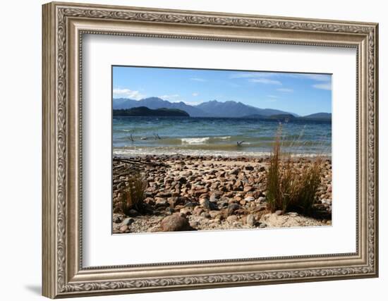 New Zealand, Fjordland National Park, Lake Manapouri-Catharina Lux-Framed Photographic Print