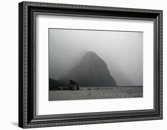 New Zealand, Fjordland National Park, Milford Sound, Mitre Peak-Catharina Lux-Framed Photographic Print