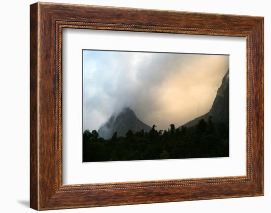 New Zealand, Fjordland National Park, Milford Sound, Mitre Peak-Catharina Lux-Framed Photographic Print