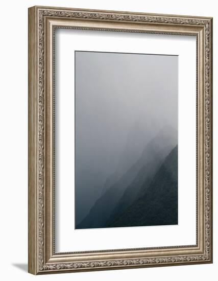 New Zealand, Fjordland National Park, Milford Sound, Rain-Catharina Lux-Framed Photographic Print