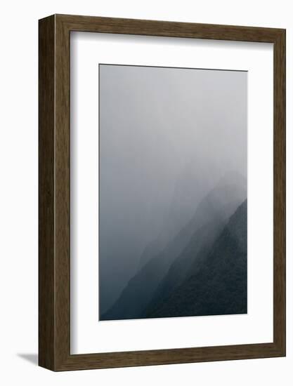 New Zealand, Fjordland National Park, Milford Sound, Rain-Catharina Lux-Framed Photographic Print