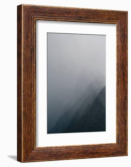 New Zealand, Fjordland National Park, Milford Sound, Rain-Catharina Lux-Framed Photographic Print