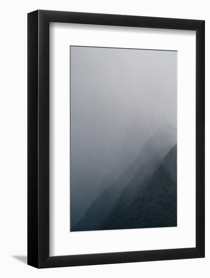 New Zealand, Fjordland National Park, Milford Sound, Rain-Catharina Lux-Framed Photographic Print