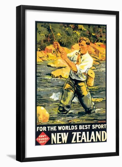 New Zealand, For The Worlds Best Sport-null-Framed Art Print