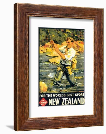 New Zealand, For The Worlds Best Sport-null-Framed Art Print